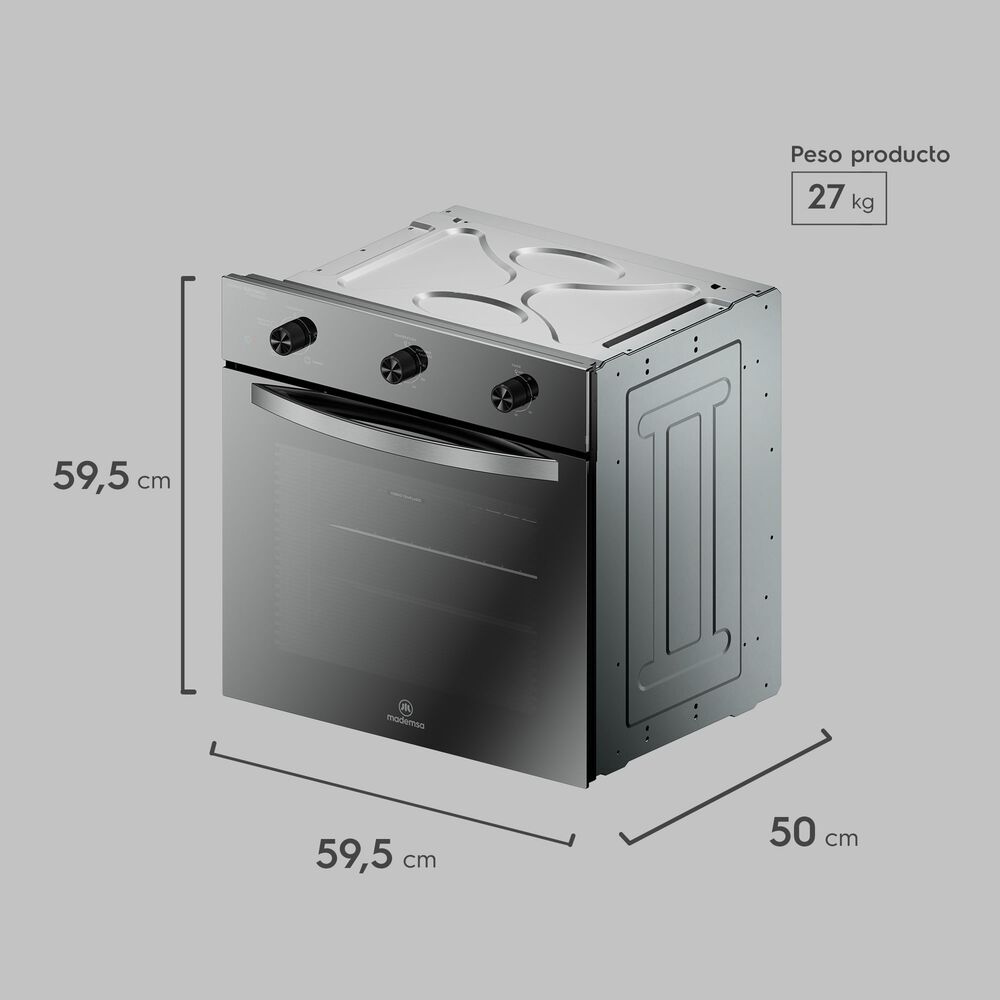 Horno Empotrable El&eacute;ctrico 59l Temporizador Y Limpia F&aacute;cil Om6tx image number 2.0