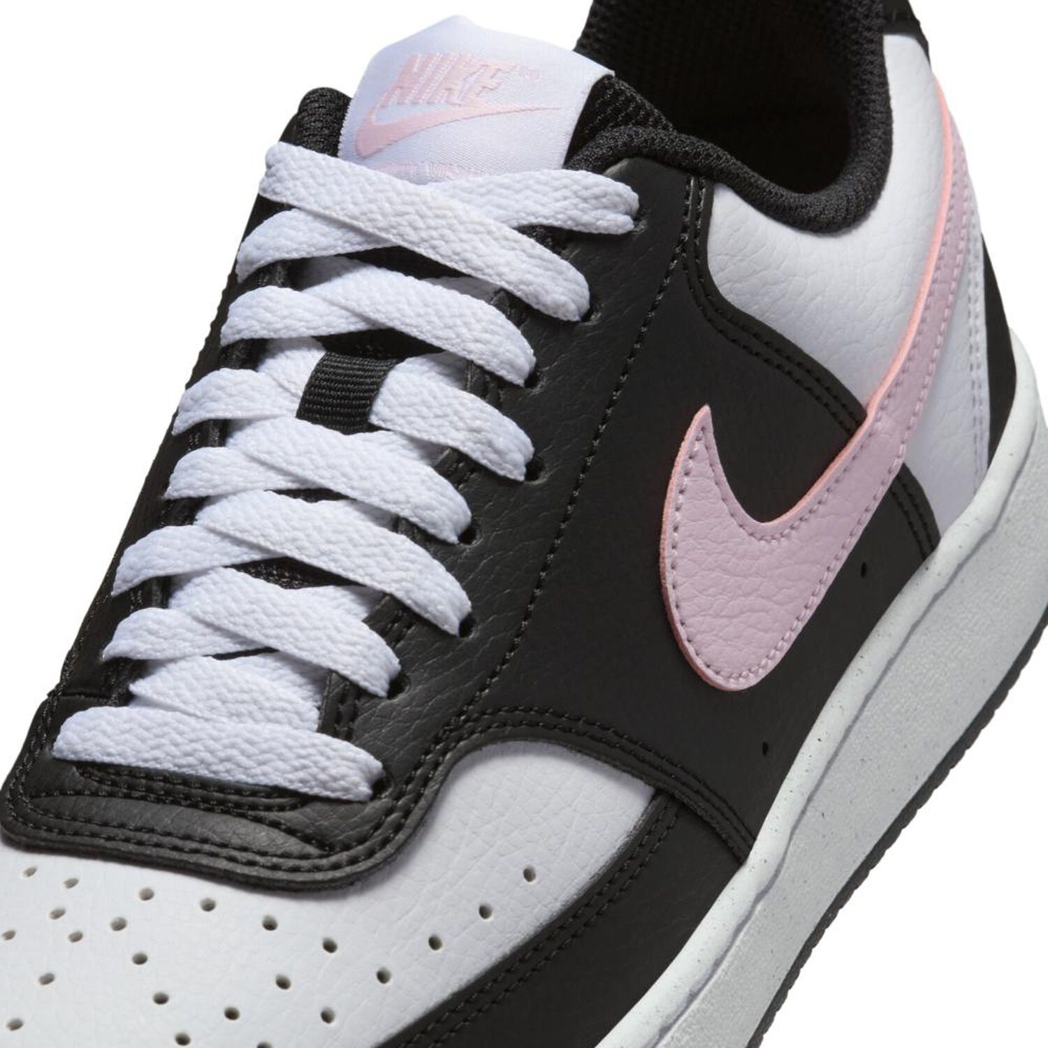 Zapatilla Urbana Mujer Nike Court Vision Low Next Nature Negro/blanco image number 5.0