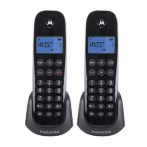 Teléfono Digital Motorola Dual Inalámbrico M700-2 Alarma