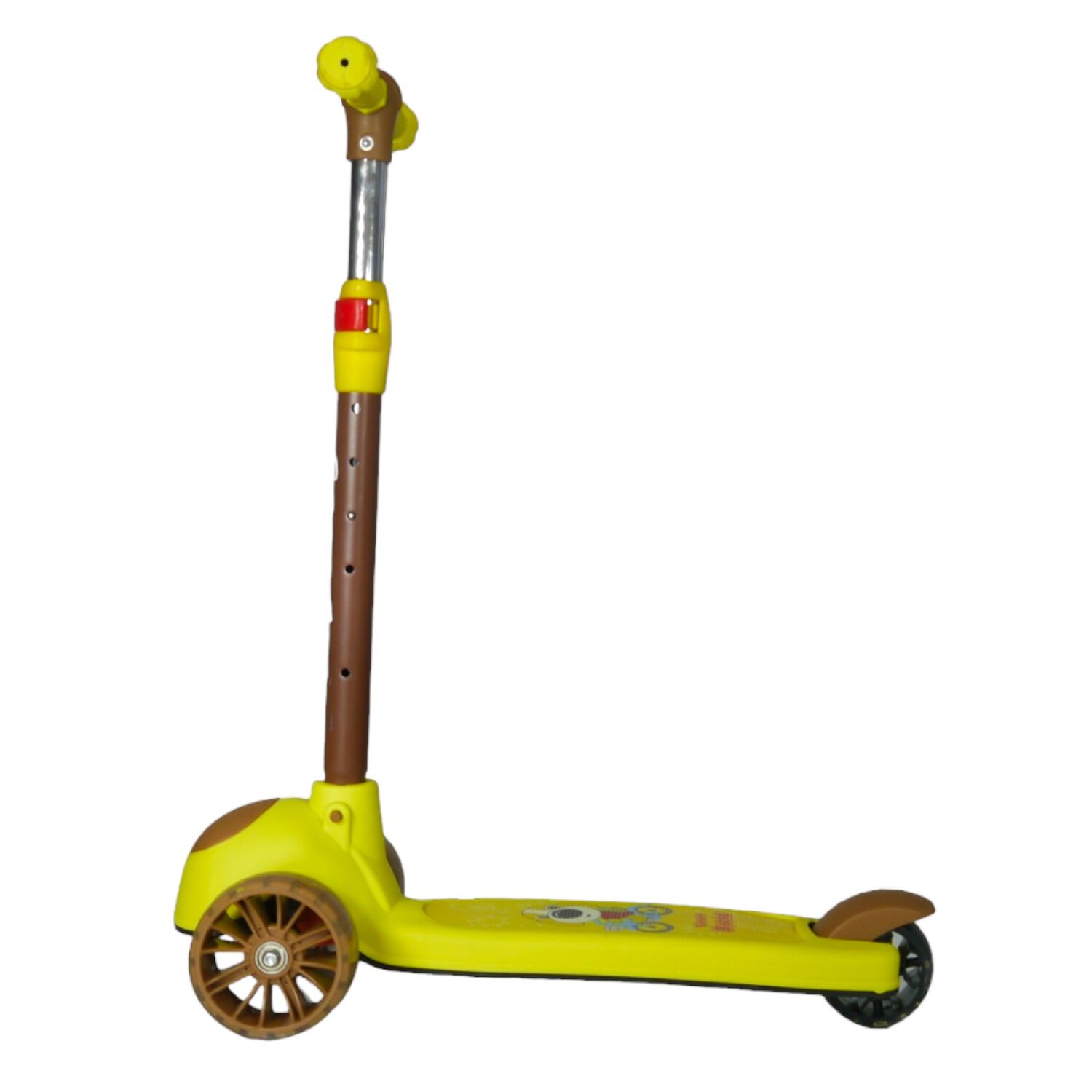 Scooter Monopat&iacute;n Ni&ntilde;os Amarillo Caf&eacute; image number 5.0