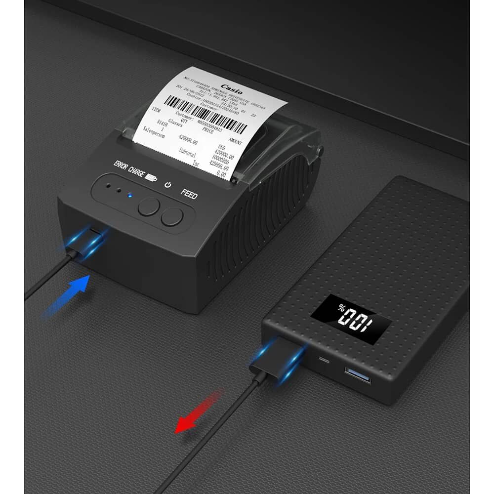 Impresora T&eacute;rmica Port&aacute;til 58mm Para Smartphone Bt Ut-prt58b image number 4.0