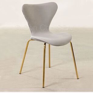 Silla Corazon Gold Gris