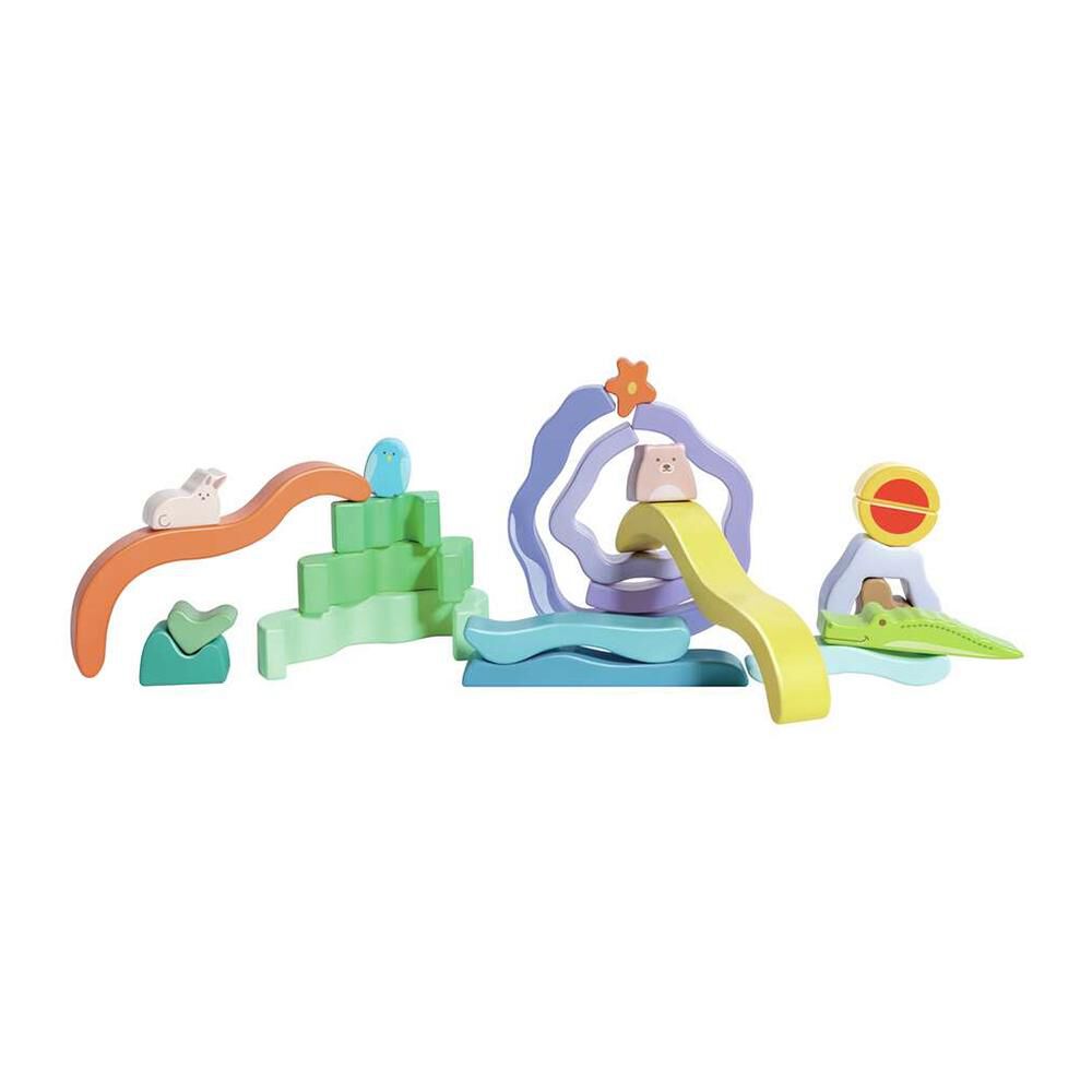 Bloques De Encaje Hape Nature Scene image number 2.0