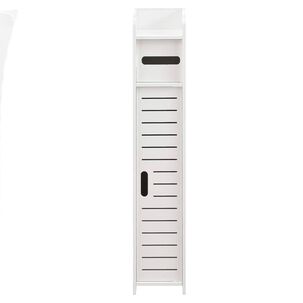 Estante Organizador De Ba&ntilde;o Color Blanco 80x15x15cm