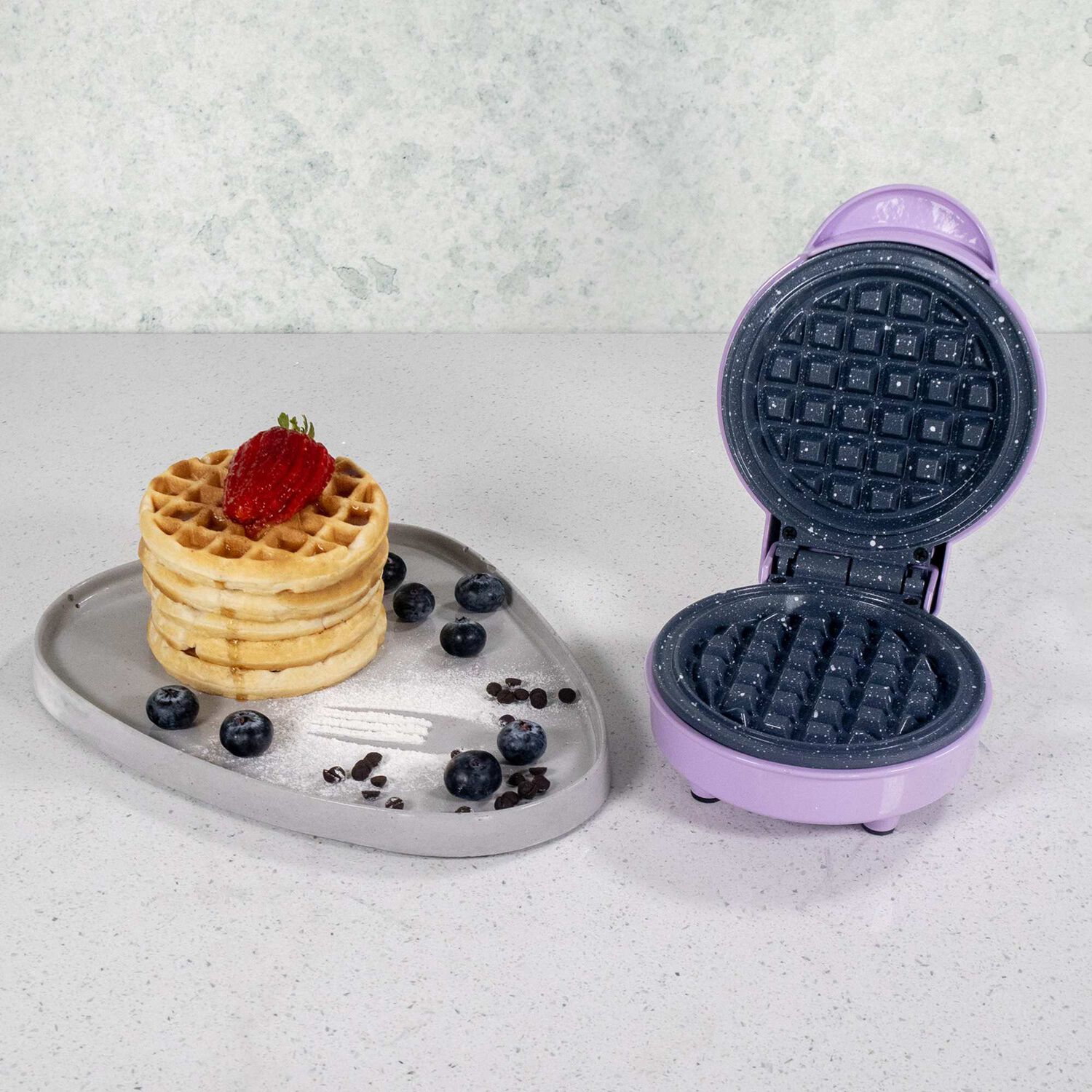 Mini Waffle Ceramica Lila image number 4.0