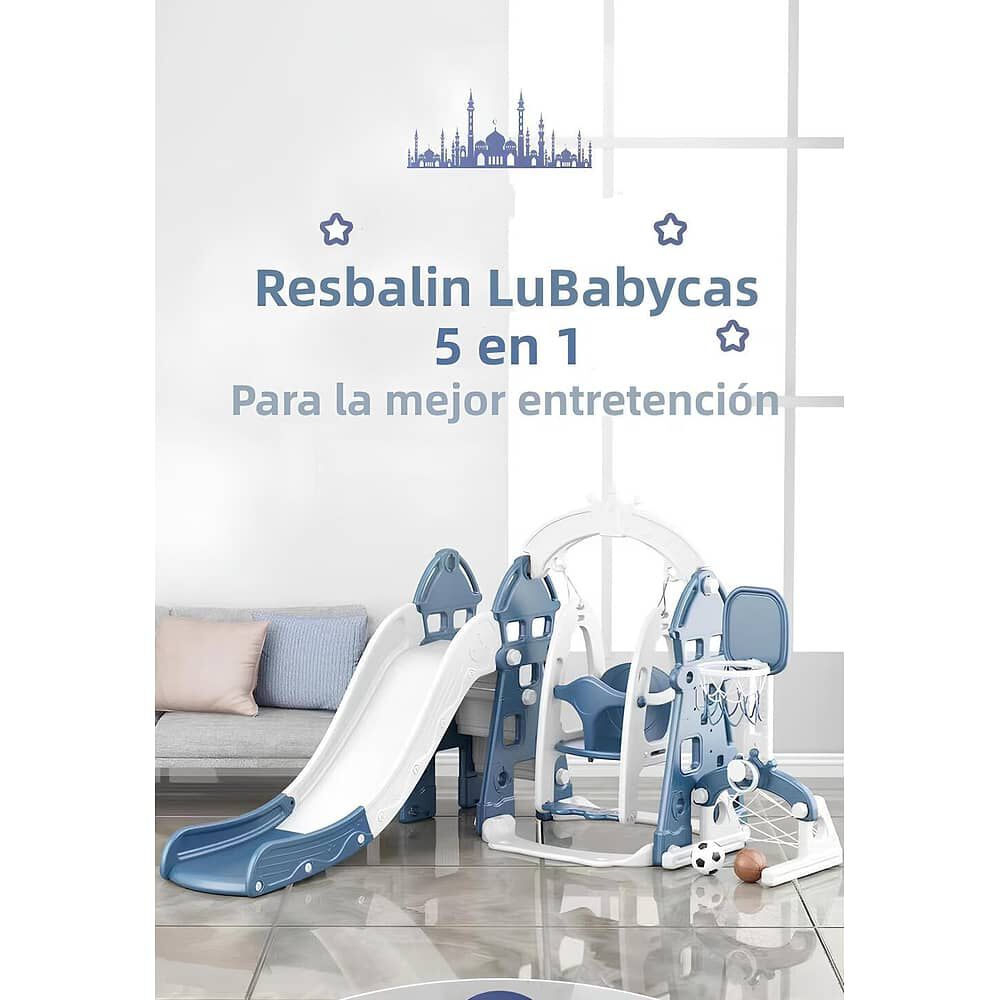 Resbalin Columpio 5 En 1 Con Accesorios Rosado Lubabycas image number 4.0