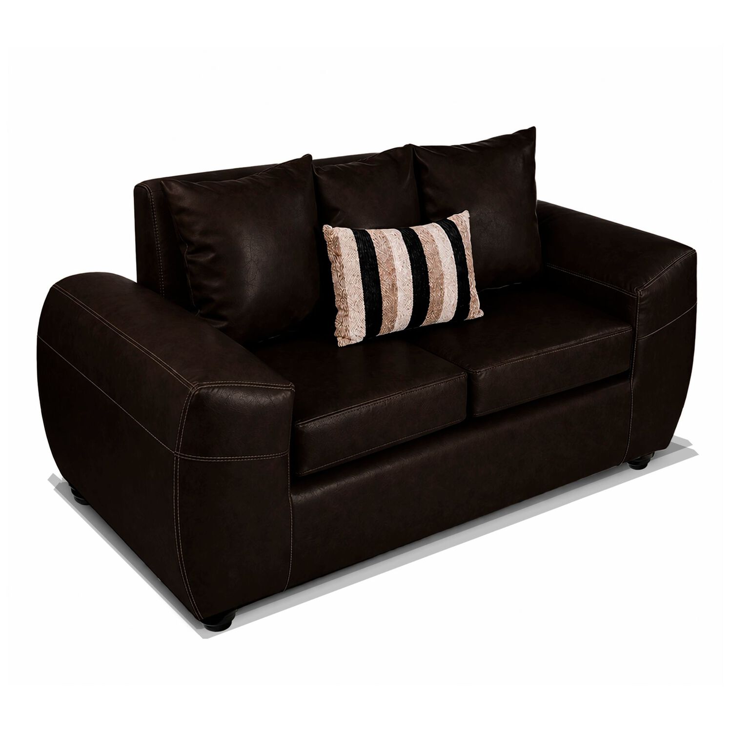 Juego De Living Elegant Detail Houston Pu / 5 Cuerpos image number 3.0