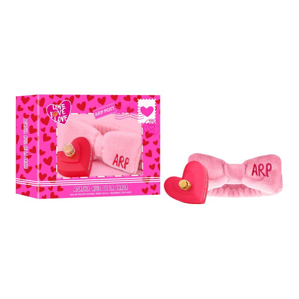 Set De Perfumería Mujer Love Love Love Agatha Ruiz De La Prada / 50 Ml / Edt + Cintillo Skincare image number 0.0