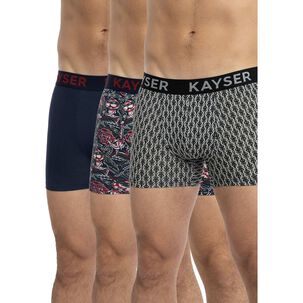 Pack De 3 Boxers Algod&oacute;n Hombre Kayser P393.279-azu