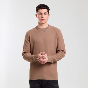 Sweater Liso Regular Manga Larga Cuello Redondo Skuad