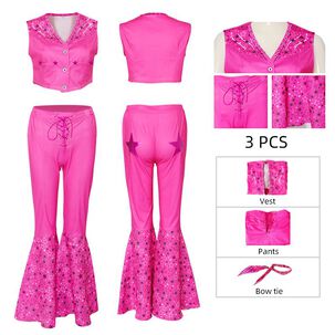 Cosplay Disfraz Barbie Vaquera- Barbieland Pelicula