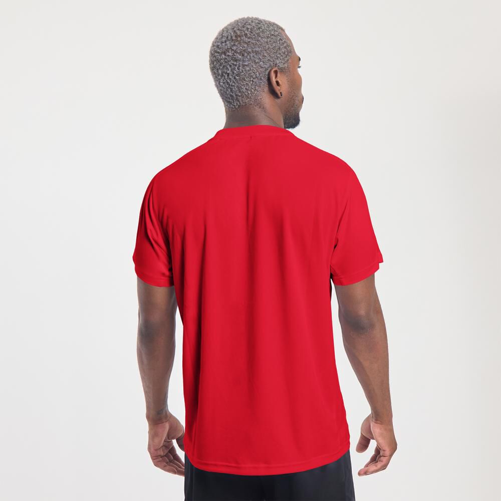 Polera Deportiva Lisa Manga Corta Cuello Redondo Hombre Pro Soccer image number 1.0