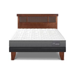 Cama Europea Cic Anatomic / 2 Plazas / Base Normal + Respaldo