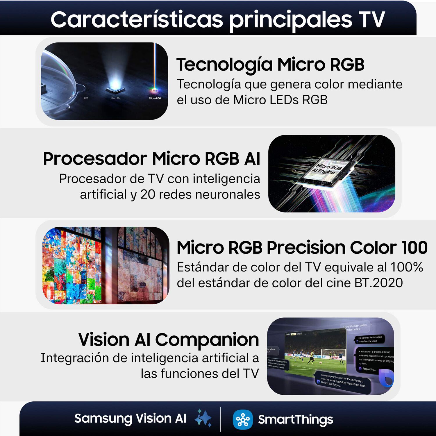 85 Micro Rgb R85h 4k Samsung Vision Ai Smart Tv 2026 image number 2.0
