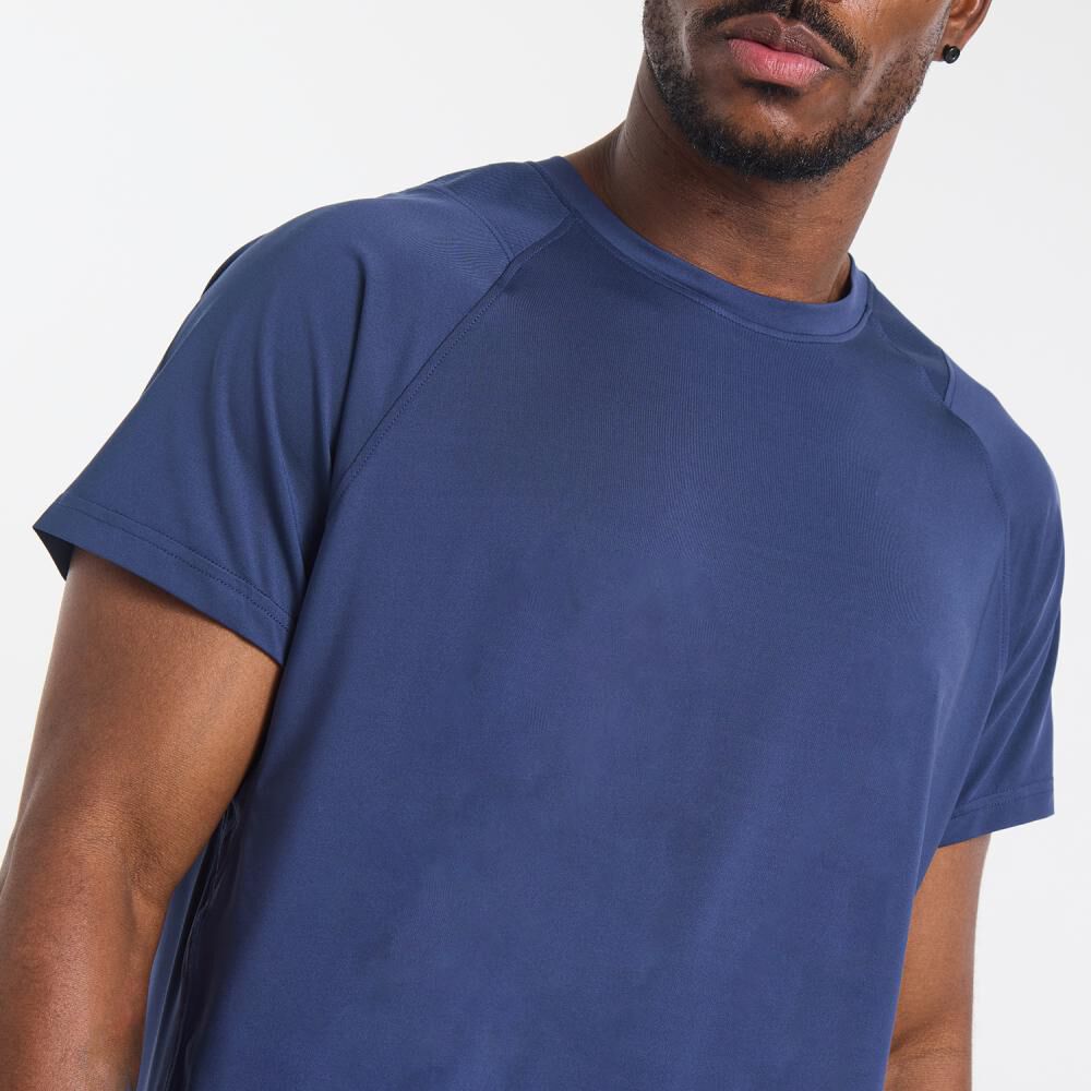Polera Deportiva Manga Corta Cuello Redondo Hombre Wetland image number 4.0