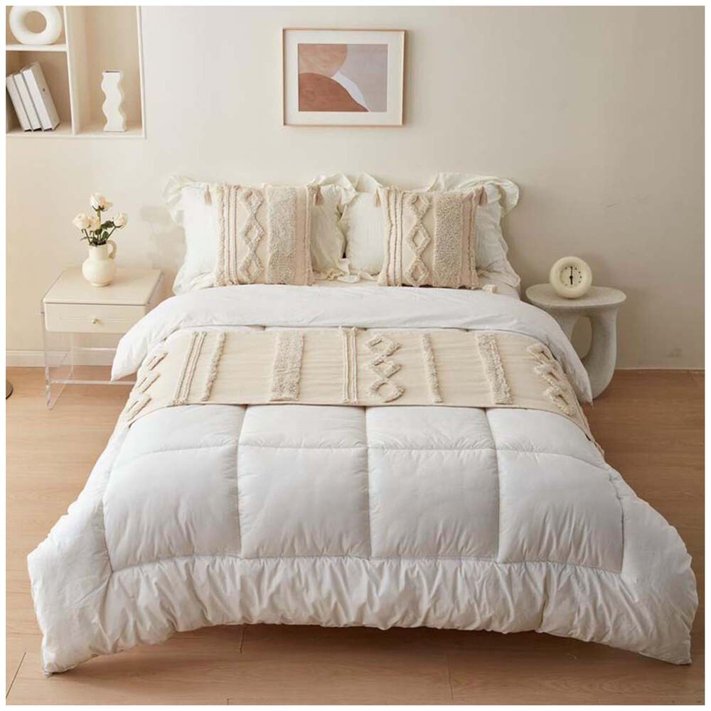 Set Piecera Boho 60 X 210 +2 Fundas Beige Trens image number 0.0