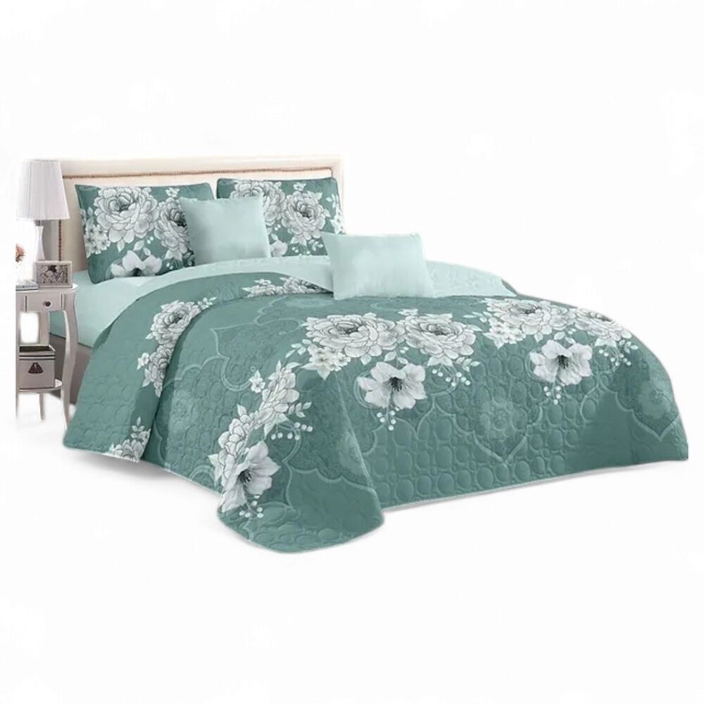 Colcha Para Cama De 2 Plazas Cobertor 230cm X 250cm Quilt De Verano Cubrecama Estampados image number 0.0