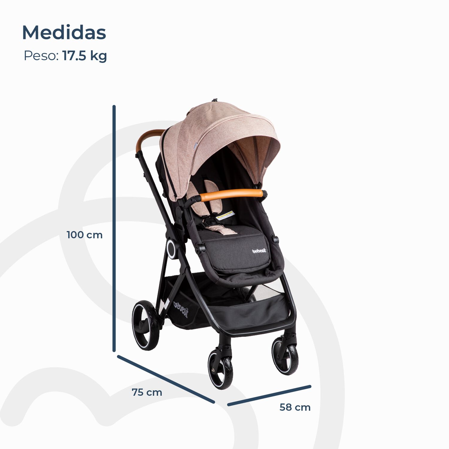 Coche Travel System Cosmos Beige image number 7.0