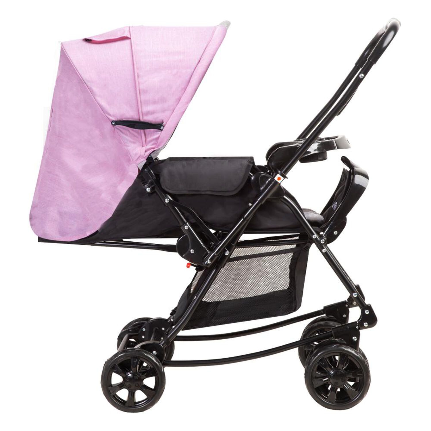 Coche Cuna Paseo Bebesit Balancin Sx Rosado image number 3.0