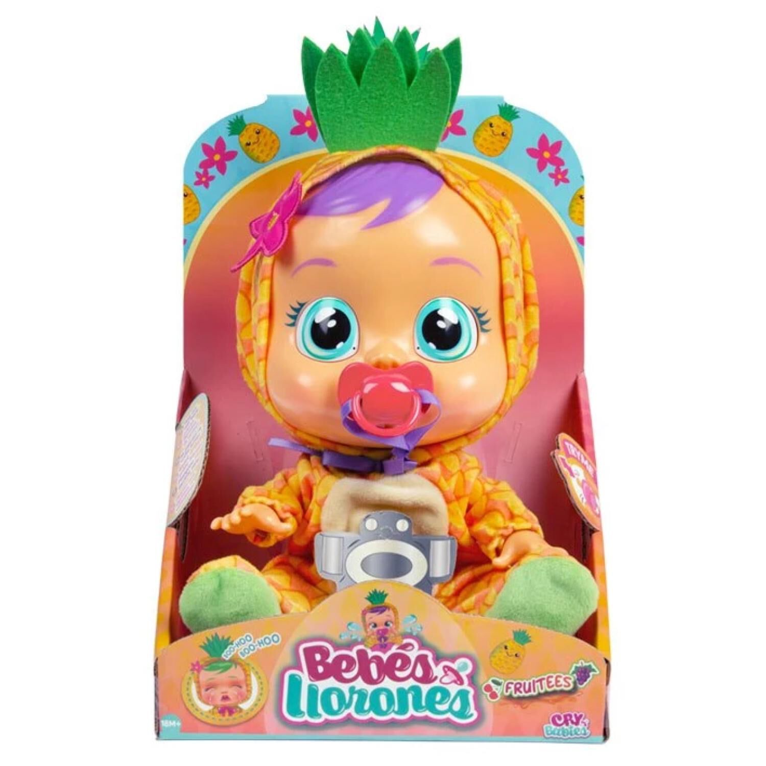 Juguete Mu&ntilde;eca Bebe Lloron Pia 30cm Cry Babys image number 3.0