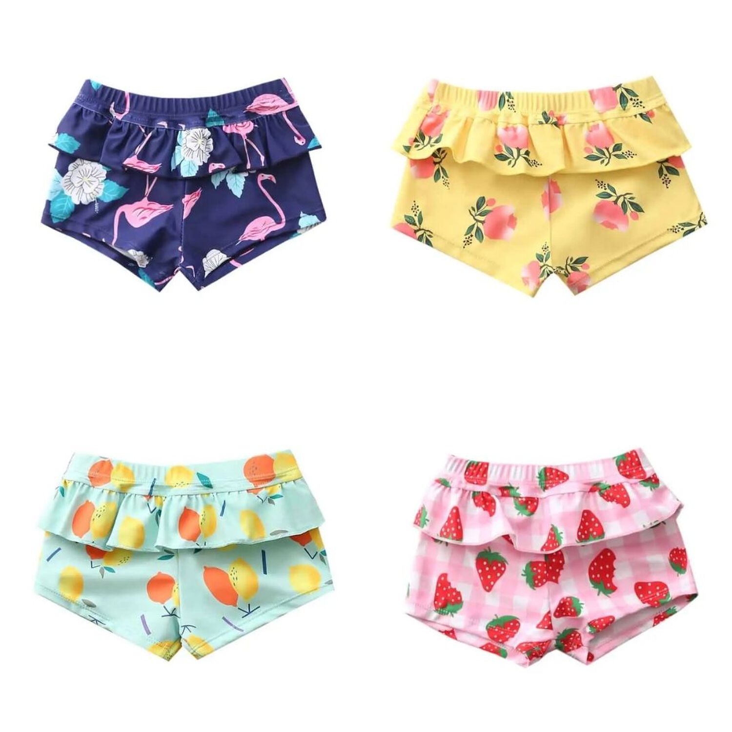 Shorts De Ba&ntilde;o Con Vuelos Para Ni&ntilde;a Jump Kids Surtido image number 0.0