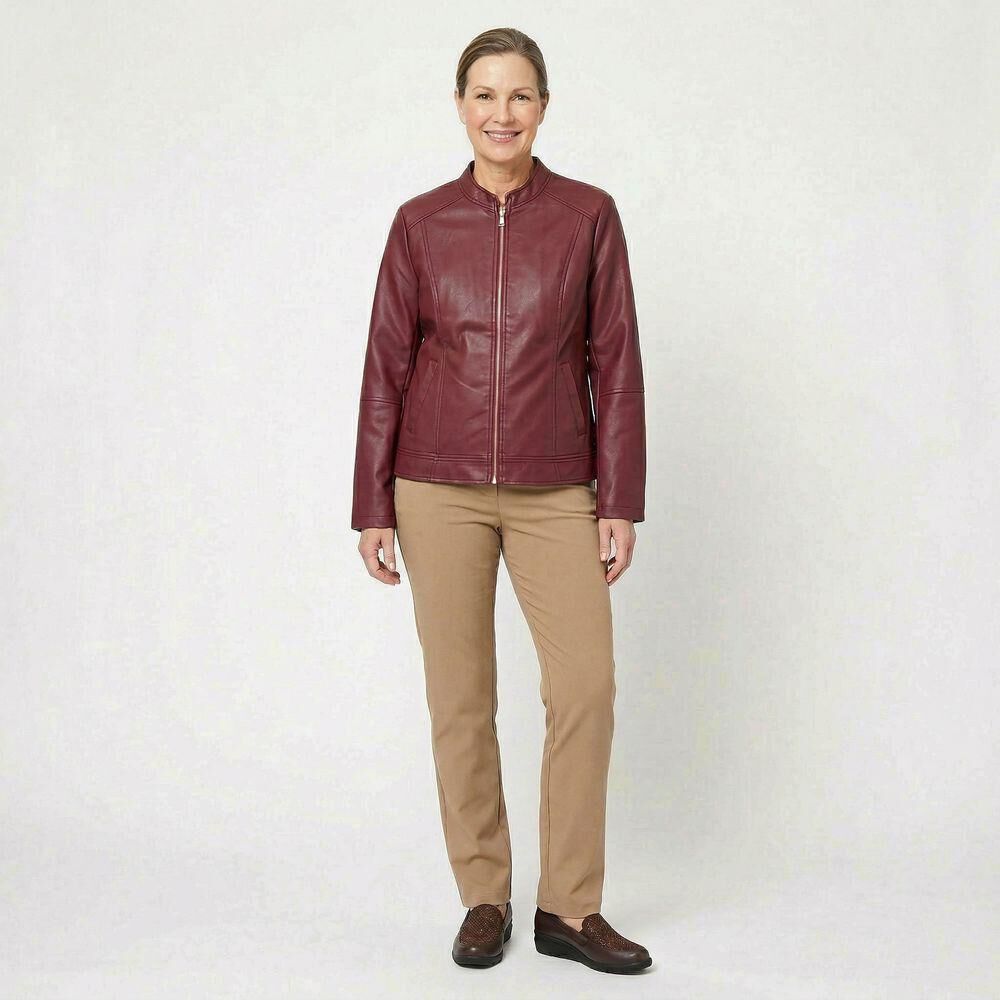 Chaqueta De Cuero Mujer Lasage image number 0.0