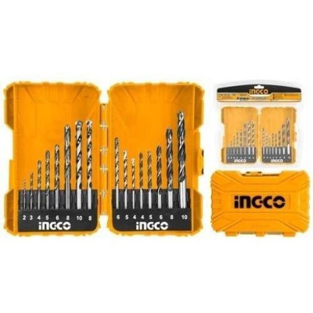 Set De Brocas 16pcs Metal/concreto/madera Ingco Profesional image number 0.0