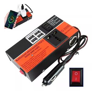Inversor Vaje Auto Convertidor Corriente Multipropósito 12 V 220v 1.5k