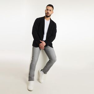 Blazer Slim Hombre Az Black
