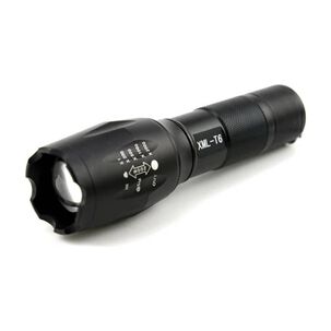 Luz Linterna Led T&aacute;ctica Xml-t6 4000 Lum Grande Zoom Pila Recargable