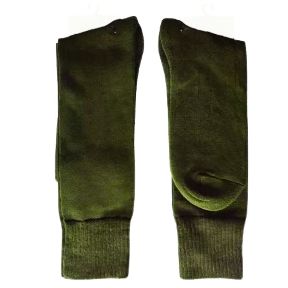 Pack 12calcetines Carabinero Verde Militar Algodón image number 1.0