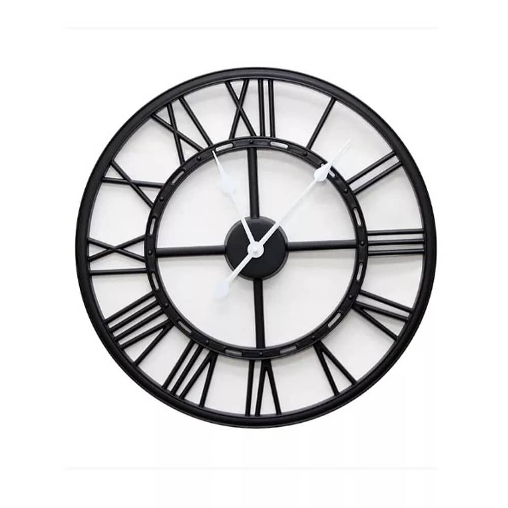 Reloj De Pared 50 Cm. Negro image number 0.0