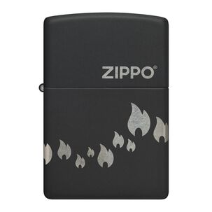Encendedor Zippo Zippo Flame Design Negro Zp48980