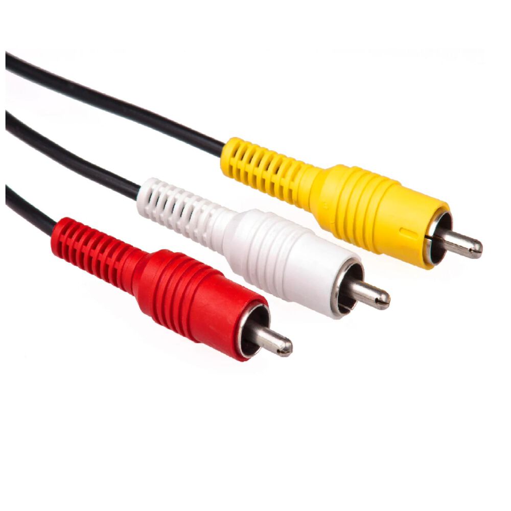 Cable Estereo 3 Rca A 3 Rca 180cm Negro image number 3.0
