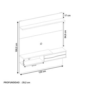 Panel Tv Home Mobili / 1 Cajón