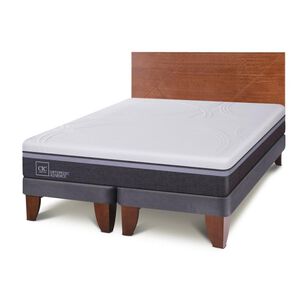 Cama Europea Cic Ortopedic Advance / 2 Plazas / Base Dividida + Respaldo