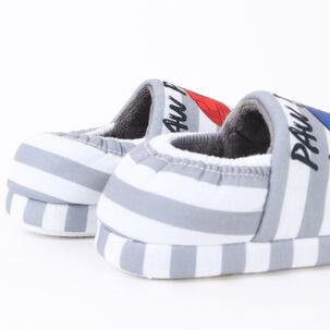 Pantufla Ni&ntilde;o Rayas Chase & Marshall Blanco Paw Patrol