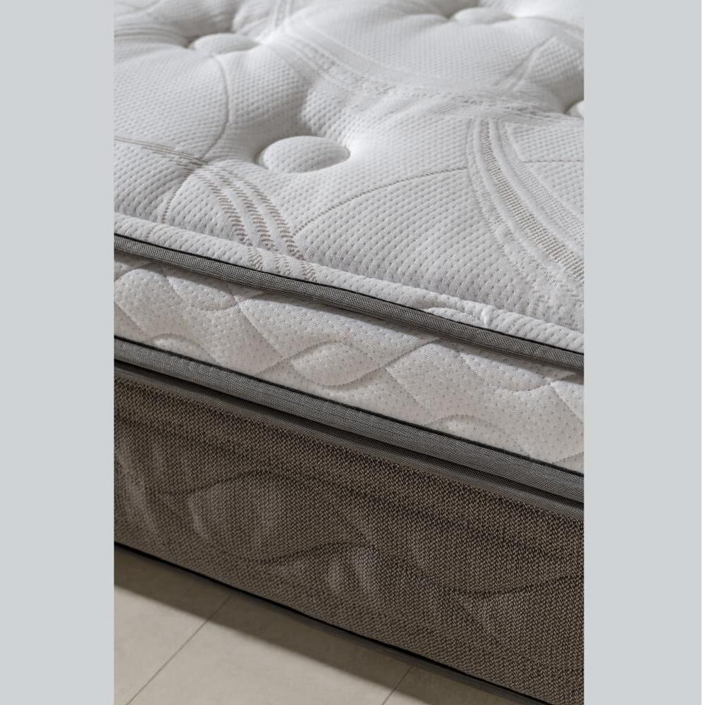 Cama Europea Rosen New Style 6 / 2 Plazas / Base Dividida + Almohadas image number 3.0