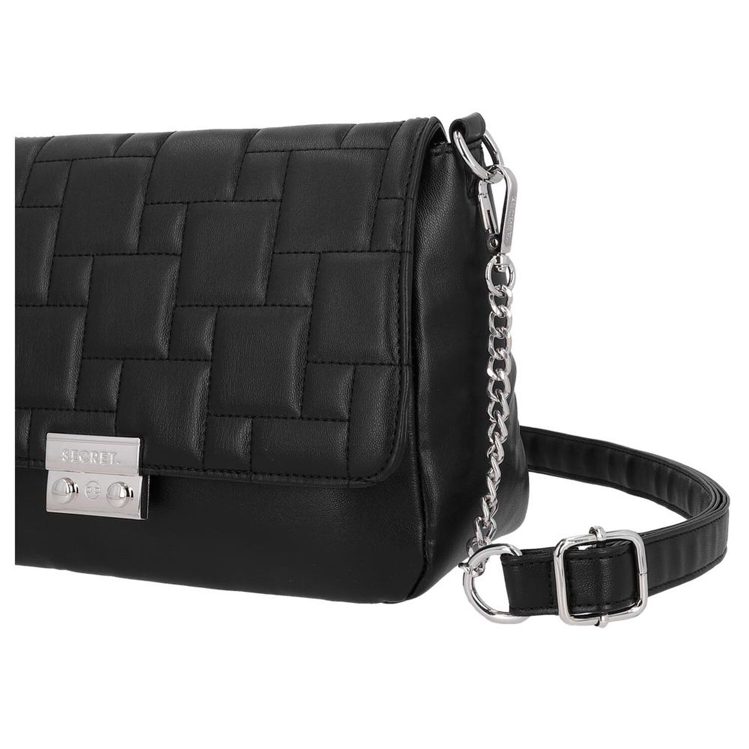 Bandolera Secret Taveta St6 M Negro image number 4.0