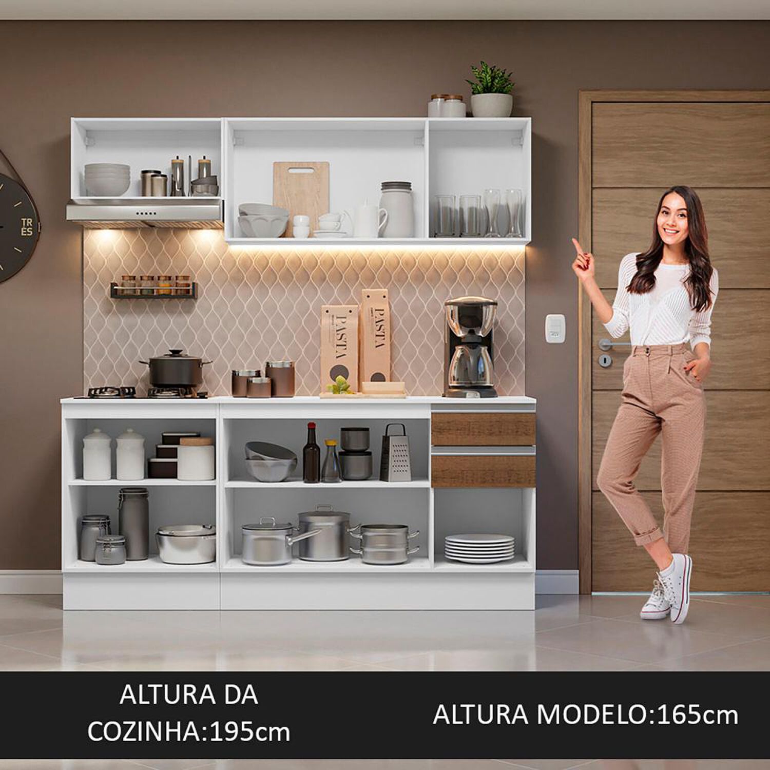 Mueble De Cocina Vekkahome Super Smart / 9 Puertas / 2 Cajones image number 6.0
