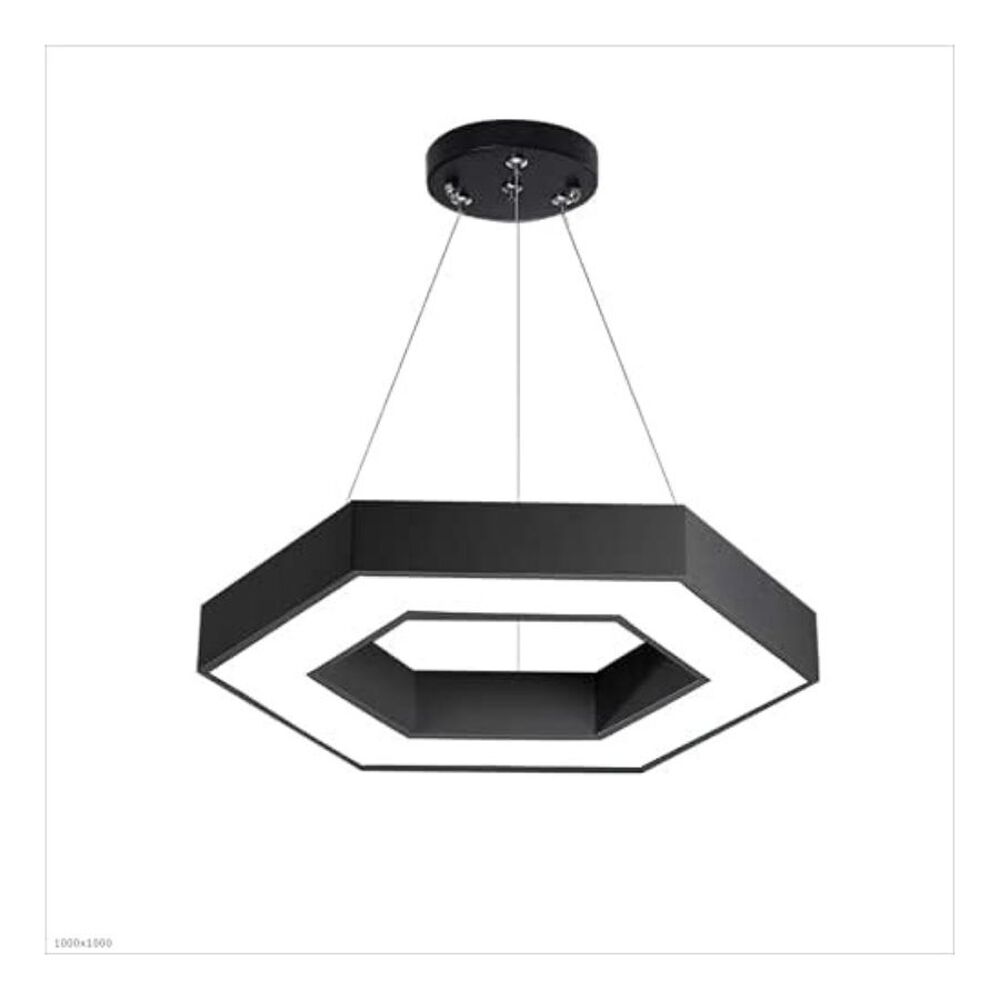 Lampara Colgante Led De Techo Hexagonal Ajustable Creativa image number 0.0