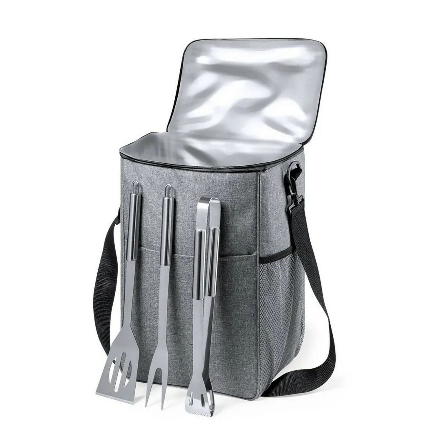Set Parrillero Bolso Cooler Arcada 25x33x53 Cm image number 3.0