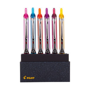 Set 6 L&aacute;pices Tinta Hi-tecpoint Grip 0.5mm Pilot