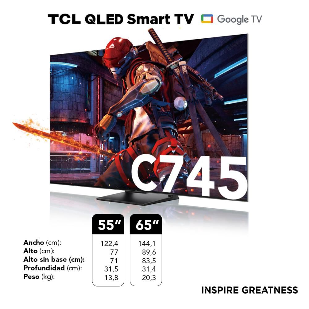 Qled 65" TCL 65C745 / Ultra HD 4K / Smart TV image number 10.0
