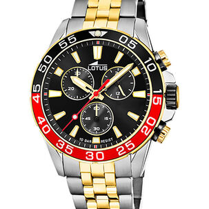 Reloj 18767/4 Lotus Negro Hombre Crono Deportivo