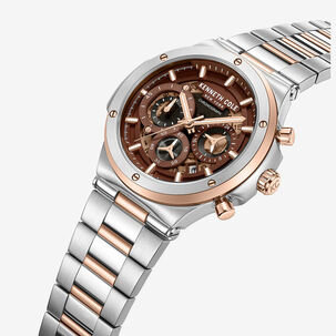 Reloj Kenneth Cole Ny Kcwgi0047304 Plateado
