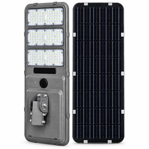 Luminaria Solar Peatonal 800w Con Panel De Alta Eficiencia
