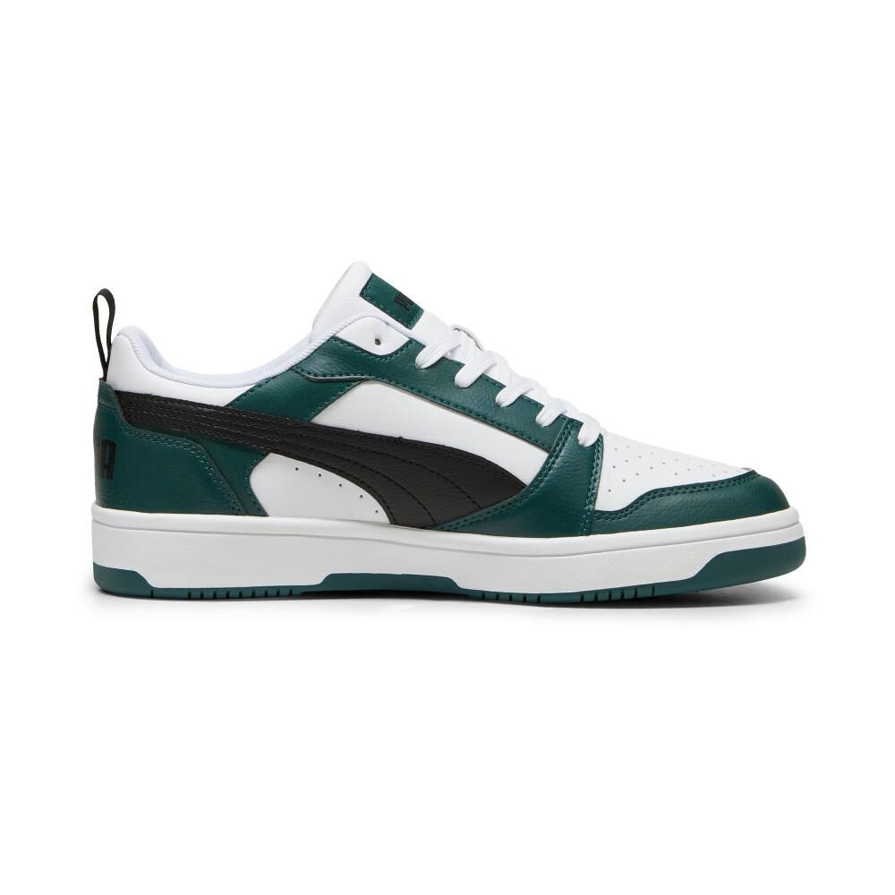 Zapatilla Urbana Hombre Puma Rebound V6 Low Verde/blanco image number 0.0
