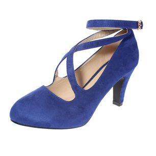 Zapato Taco Azul Heriel Art. 5h6553blue