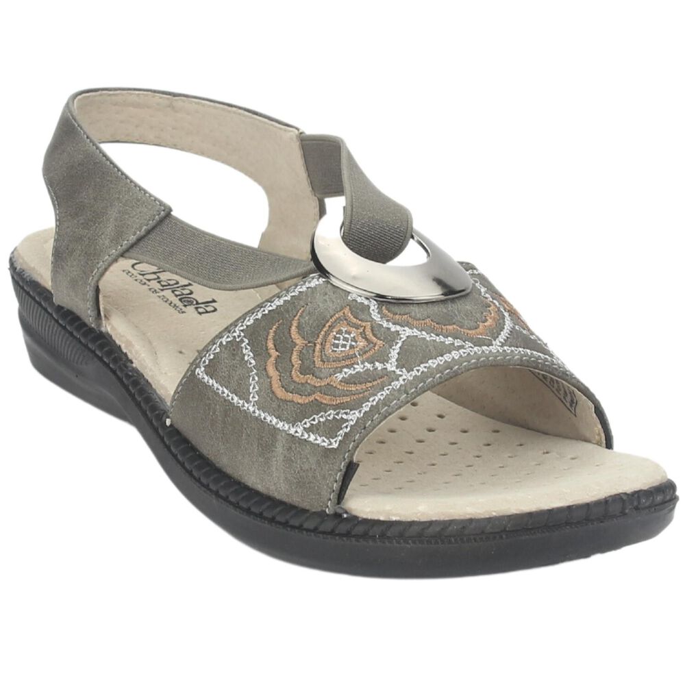 Sandalia Chalada Mujer Lena-3 Gris Comfort image number 2.0